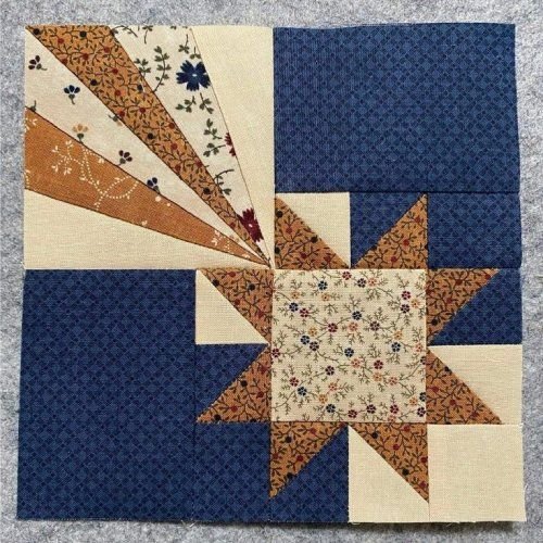 Falling Star Quilt Block Pattern – Free PDF