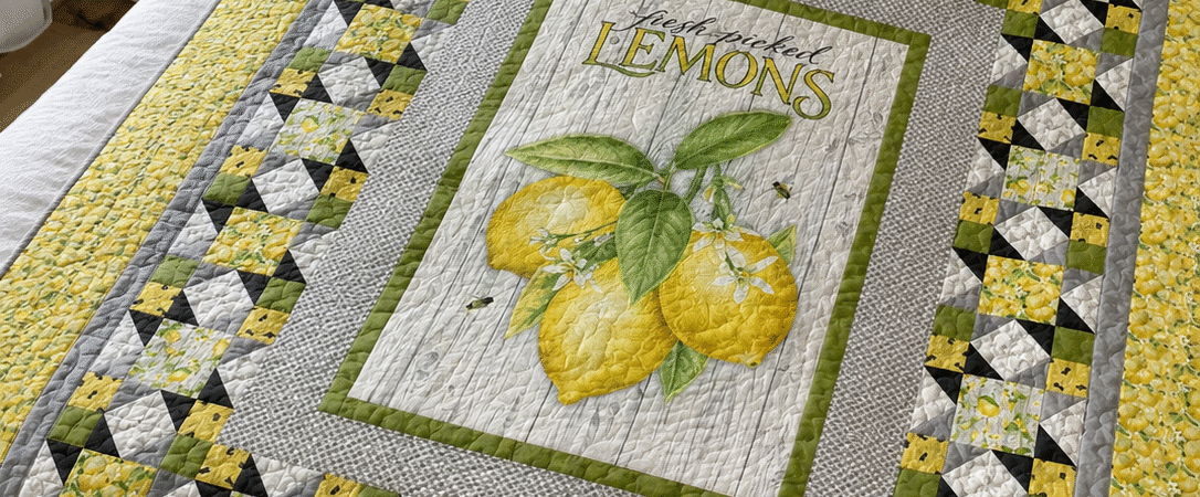 Fresh Picked Lemons Quilt Pattern Free PDF