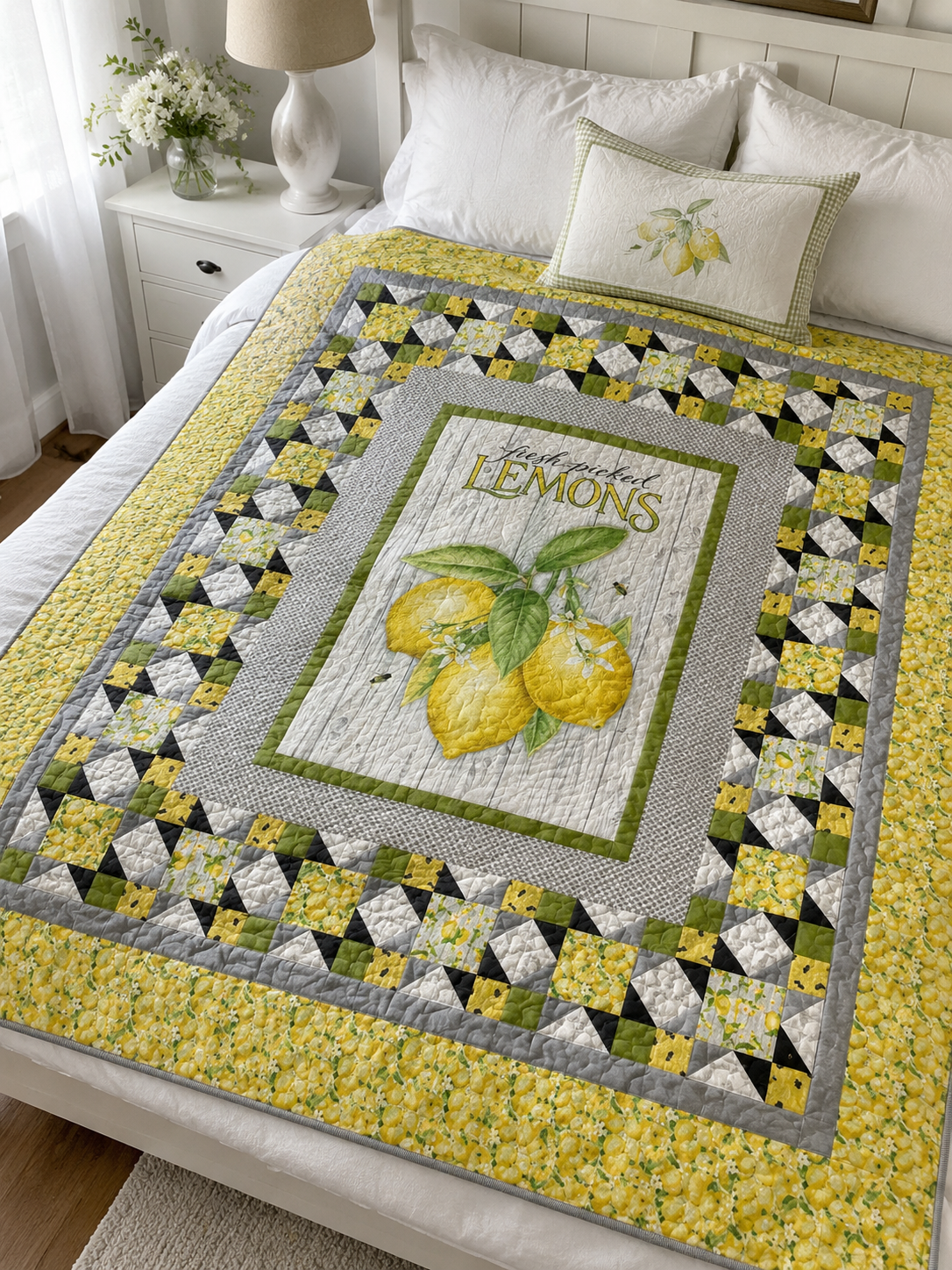 Fresh Picked Lemons Quilt Pattern Free PDF