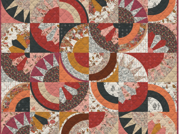Time Wheel Quilt Free Pattern