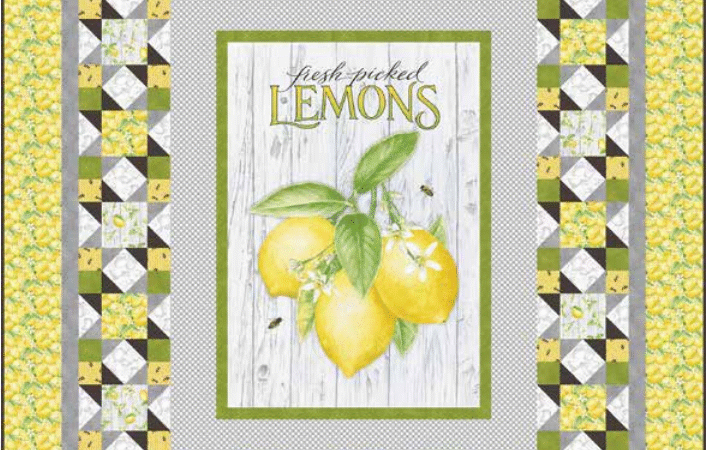 Fresh Picked Lemons Quilt Pattern Free PDF