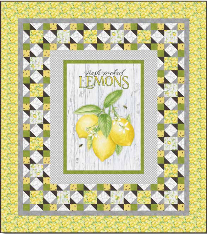 Fresh Picked Lemons Quilt Pattern Free PDF