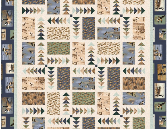 Flying Geese Quilt Pattern – Free PDF