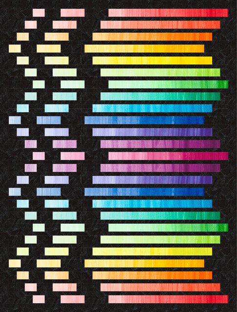 Dart AB Gradiance Quilt Pattern