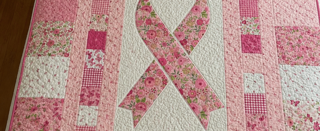 Strength In Pink Hope Free Quilt Pattern